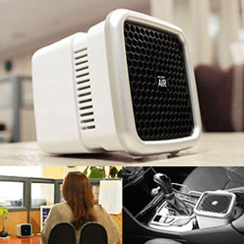 Amazing Air Cleaner Purifier Water Washable Filter Compact Room Car Korea New