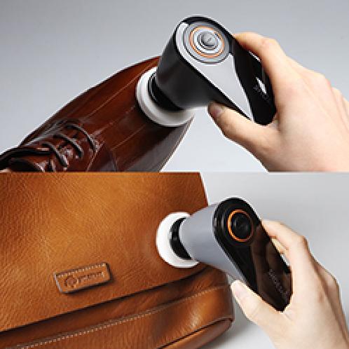 AMAZING SHOESHINEBOY Electric Shoe Cleaner Polish Leather Refresh Applicator Kit